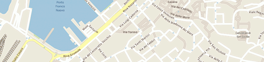 Mappa della impresa family srl a TRIESTE