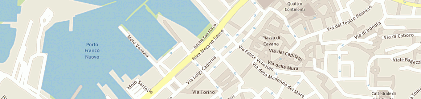 Mappa della impresa espresso a TRIESTE