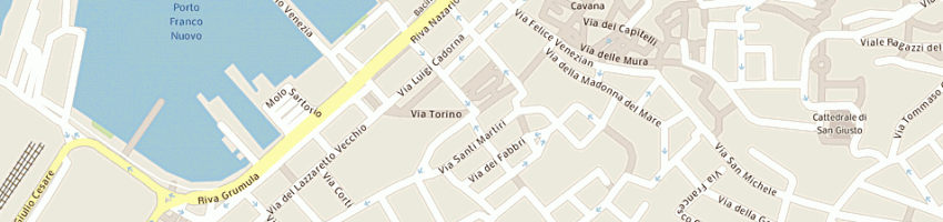 Mappa della impresa uniforms di domar srl a TRIESTE