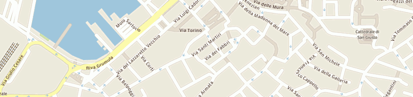 Mappa della impresa scorpion a TRIESTE