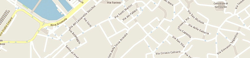 Mappa della impresa direzione casa di di giovanni ornella a TRIESTE