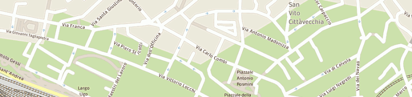 Mappa della impresa mimosa a TRIESTE