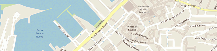 Mappa della impresa talamona o succ a TRIESTE