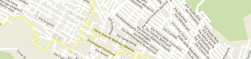 Mappa della impresa calafato gaspare gioacchino a PALMA DI MONTECHIARO