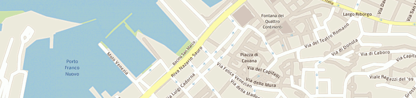 Mappa della impresa pizzeria vulcania a TRIESTE