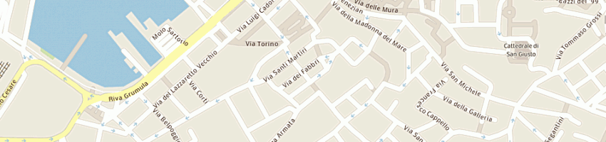 Mappa della impresa zubin sergio a TRIESTE