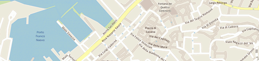 Mappa della impresa nonno felice due srl a TRIESTE