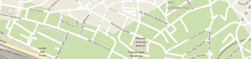 Mappa della impresa pinocchio a TRIESTE