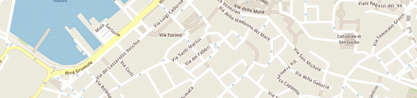 Mappa della impresa cacciatori giuseppe a TRIESTE