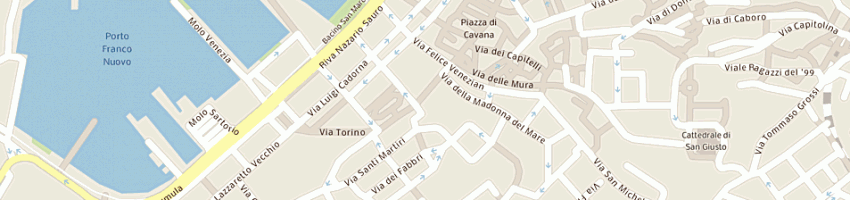 Mappa della impresa diocesi di trieste a TRIESTE