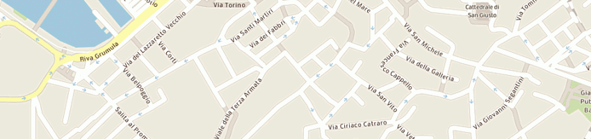 Mappa della impresa legatoria taru a TRIESTE