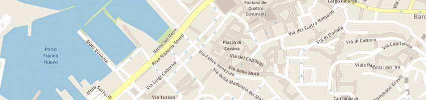 Mappa della impresa antica ghiacceretta di bruno vesnaver ed cynthia esposito snc a TRIESTE
