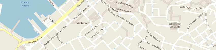 Mappa della impresa zanettovich andrea a TRIESTE
