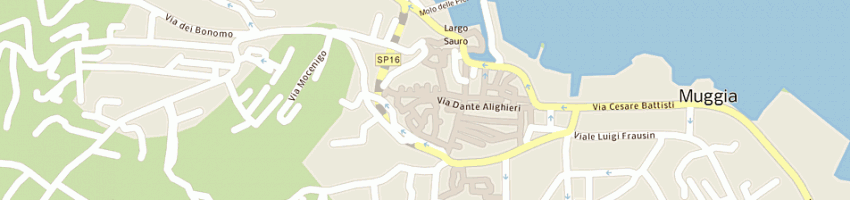 Mappa della impresa am di andrea manzin a MUGGIA