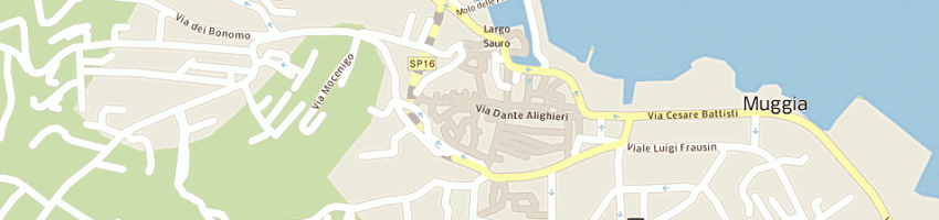Mappa della impresa trattoria splendor a MUGGIA