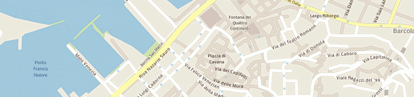 Mappa della impresa gd murano di antonio dona' e c snc a VENEZIA