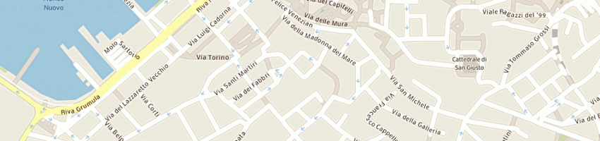Mappa della impresa fusari paolo a TRIESTE