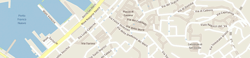 Mappa della impresa vecchio francesco a TRIESTE