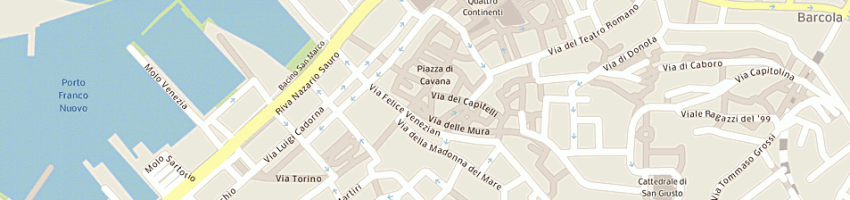 Mappa della impresa corso suman daniela a TRIESTE