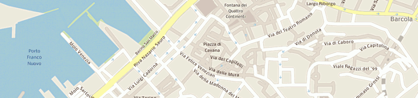 Mappa della impresa unicredit banca spa a TRIESTE