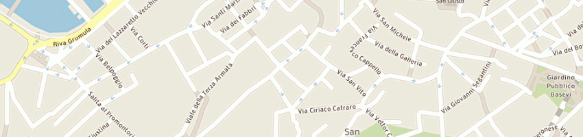 Mappa della impresa tor cucherna sas a TRIESTE