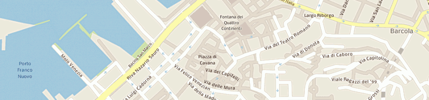 Mappa della impresa immobiliare casa programma srl a TRIESTE