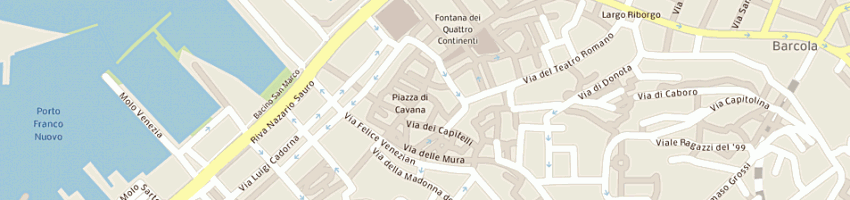 Mappa della impresa ottica primato sdf a TRIESTE