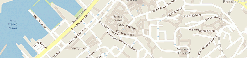 Mappa della impresa roberta acconciature a TRIESTE