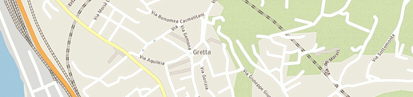 Mappa della impresa la vinicola di da riva diego a TRIESTE