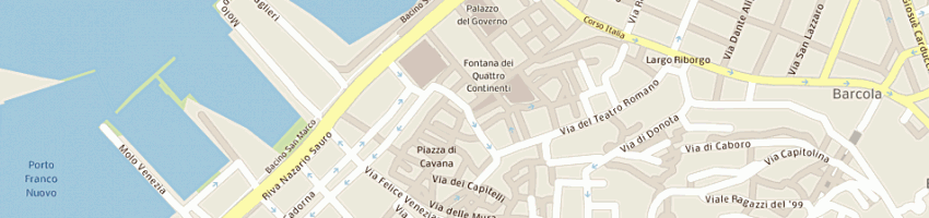 Mappa della impresa fumai beniamino a TRIESTE