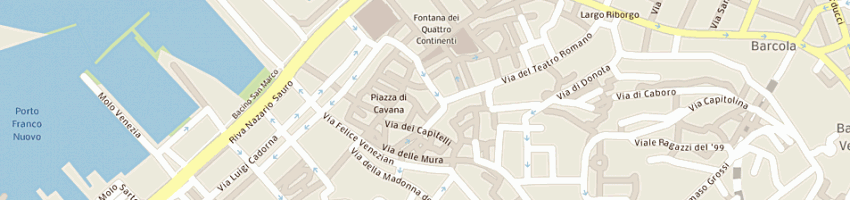 Mappa della impresa milia andrea a TRIESTE