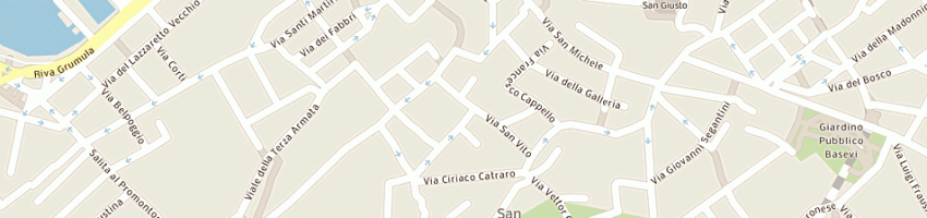 Mappa della impresa maggi gabriella a TRIESTE