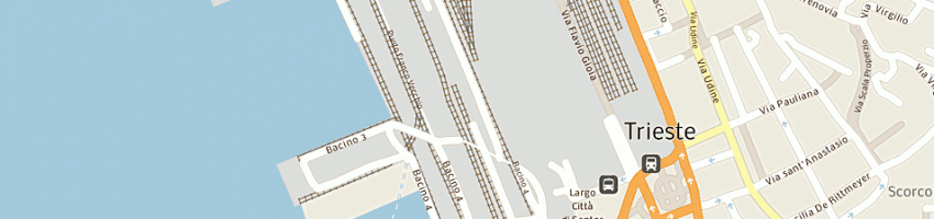 Mappa della impresa desco' (srl) a TRIESTE