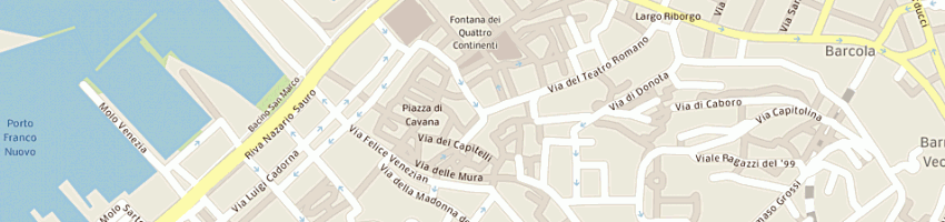 Mappa della impresa de curtis giuseppe a TRIESTE