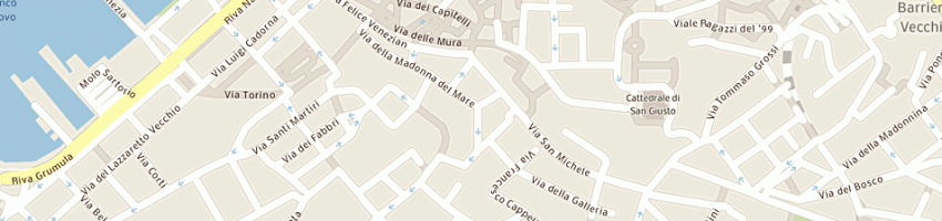 Mappa della impresa de palo nicola a TRIESTE