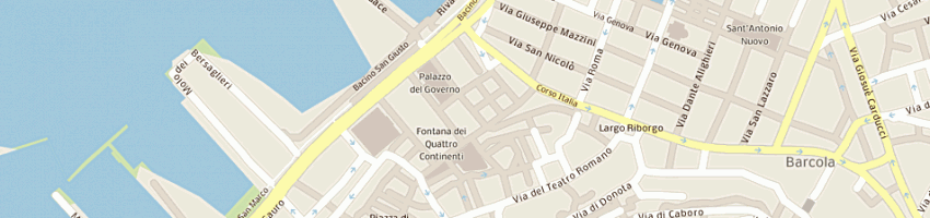Mappa della impresa arbiter (snc) a TRIESTE