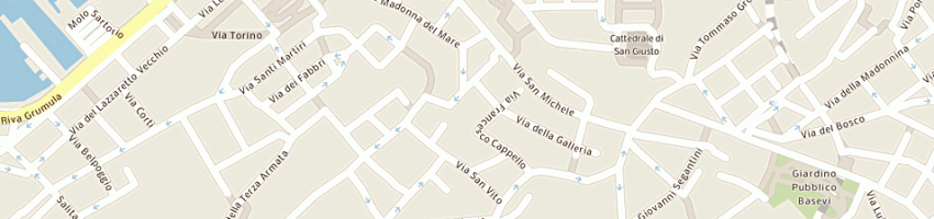 Mappa della impresa gradara gemma a TRIESTE