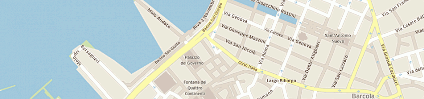 Mappa della impresa psi prodotti speciali informatica (sas) a TRIESTE