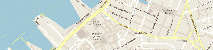 Mappa della impresa caffe' tergisteo a TRIESTE