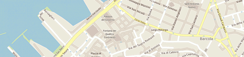 Mappa della impresa libreria tergeste (sas) a TRIESTE