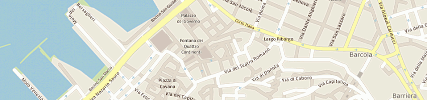 Mappa della impresa chizzo a TRIESTE