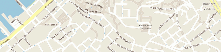 Mappa della impresa bohemienne 1 a TRIESTE