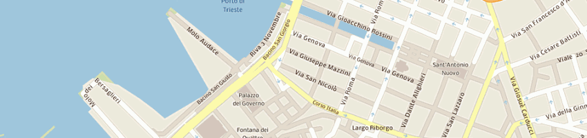 Mappa della impresa borghi carlo a TRIESTE
