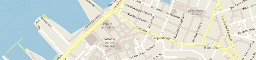 Mappa della impresa ravalico giuseppe a TRIESTE