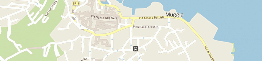 Mappa della impresa l'isola verde di hrovatin e glavina e c sas a MUGGIA