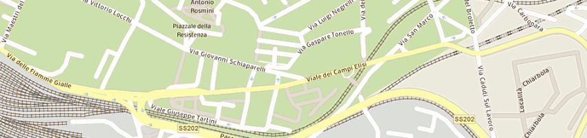 Mappa della impresa bar long island a TRIESTE