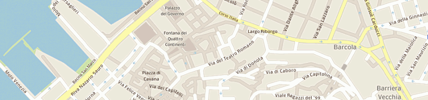 Mappa della impresa balzano michele a TRIESTE