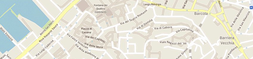 Mappa della impresa lazzerini ettore a TRIESTE