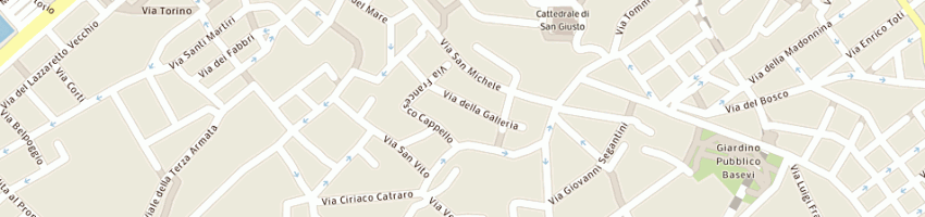 Mappa della impresa predonzani giuliano a TRIESTE