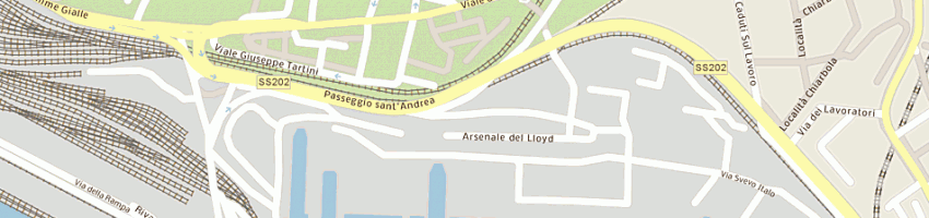 Mappa della impresa sts di zuppini valter e c snc a TRIESTE